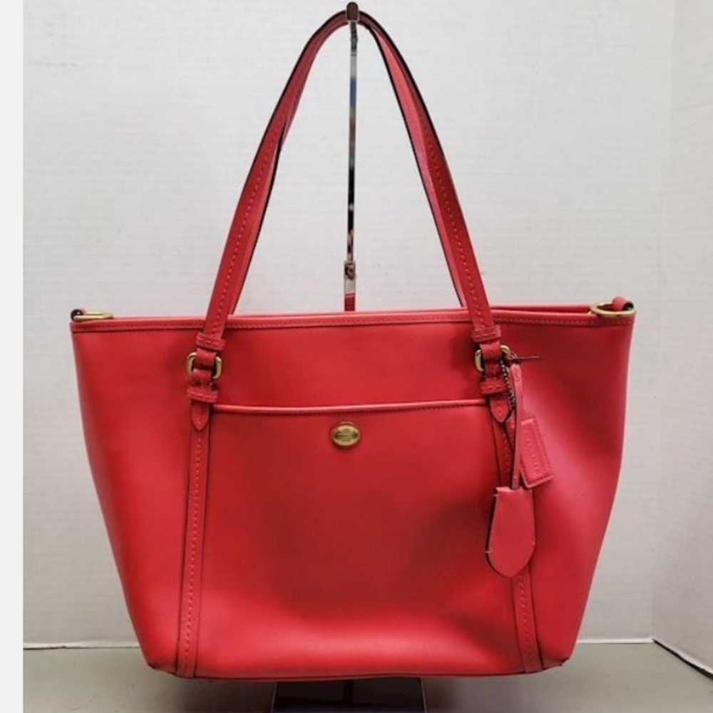 Coach Red Tote